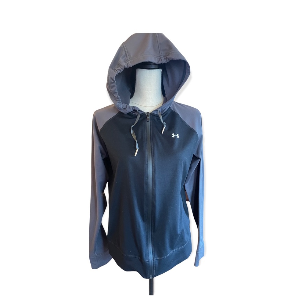 Under Armor zip-up workout jacket. Size Medium. Barely worn!